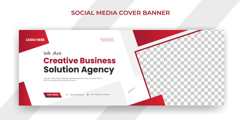 Creative Business Agency facebook cover and web banner template
