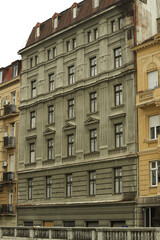 Fototapeta na wymiar facade of a building in Belgrade 