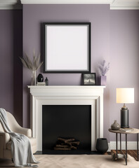 Blank Fireplace Frame