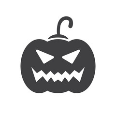 Pumpkin icon. Halloween pumpkin vector flat sign design. Pumpkin pictogram symbol. Halloween symbol. UX UI icon