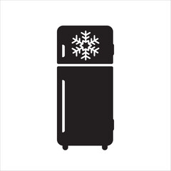 Refrigerator vector icon. Frig flat sign design. Freezer symbol pictogram. Frig icon. Refrigerator sign. UX UI icon