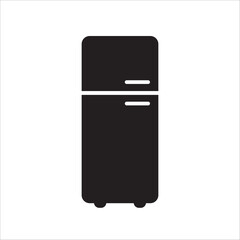 Refrigerator vector icon. Frig flat sign design. Freezer symbol pictogram. Frig icon. Refrigerator sign. UX UI icon