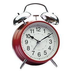 classic green alarm clock morning time