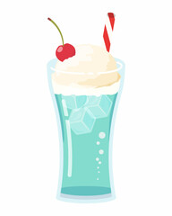 いろんな種類のカラフルなアイスクリーム