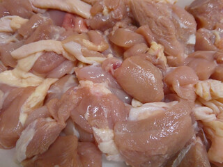 生の鶏肉