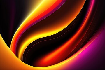 Colorful swirls form a creative composition