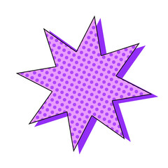 Pop art 90s retro style stickers element