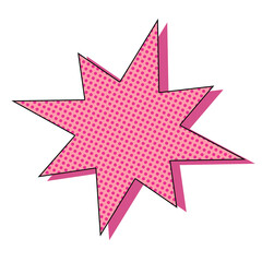 Fototapeta premium Pop art 90s retro style stickers element