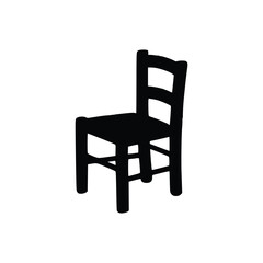 Nice Wooden Chairs Silhouette vector, Chair silhouette vector.