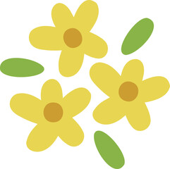 A group of flowers patterns