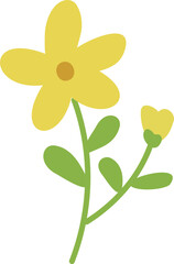 Cute flowers and leaf patterns