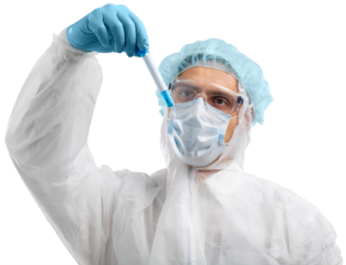 Doctor hand holds a Coronavirus vaccine jointly developed, immunization and treatment of Coronavirus