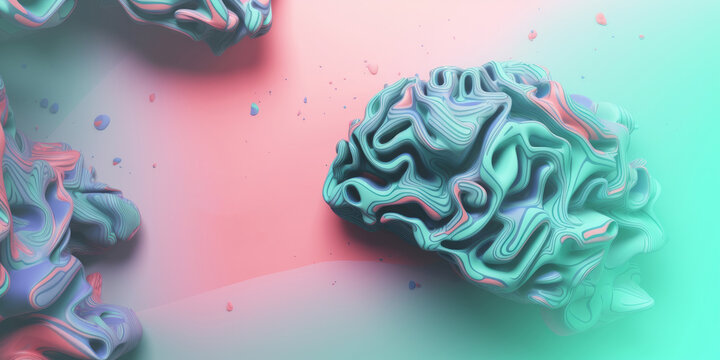 overthinking, salud mental, cerebro pensando, creado con IA generativa