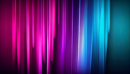 Pink magenta purple blue teal green abstract background Ai generated image