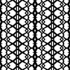 Black and white abstract patterns.Seamless monochrome repeating pattern for web page, textures, card, poster, fabric, textile.