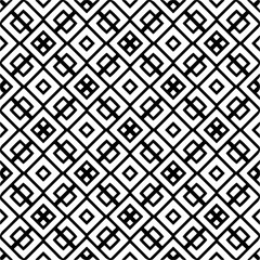 
Black and white abstract patterns.Seamless monochrome repeating pattern for web page, textures, card, poster, fabric, textile.