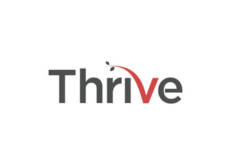 thrive logo design business symbol grow up