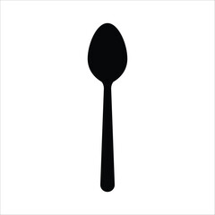 Spoon vector icon. Spoon flat sign design. Spoon symbol pictogram. UX UI icon