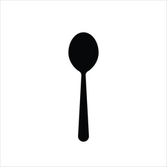 Spoon vector icon. Spoon flat sign design. Spoon symbol pictogram. UX UI icon