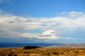 Obraz premium Storm Clouds Sonora Desert Foothills Arizona
