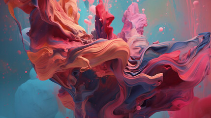 fluid colorful background