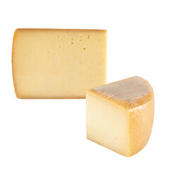 cheese with cut out isolated on background transparent
