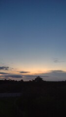 sunset in the mountains