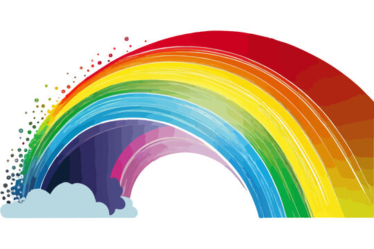 Rainbow icon. Vector illustration desing.