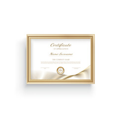 Certificate of completion design. Certificate of achievement, education, award, scholarship, bachelor degree, diploma