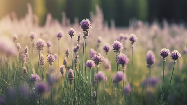 Flowering Lavandar background