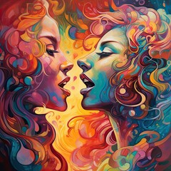 Singing and listening to music. Generative AI