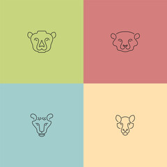 Sleek Lines of a Majestic Predator: A Tiger Design