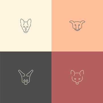 Sleek Design of a Fox in Lines