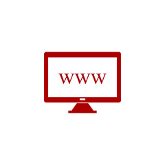 Fototapeta premium Website icon, internet icon isolated on transparent background