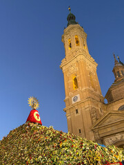 Ofrenda de flores en el Pilar, Zaragoza