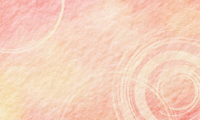 ピンク・和紙・背景・高級感・筆・円・丸・和柄・豪華