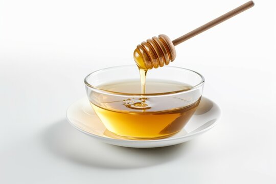 Honey spoon pot. Generate Ai