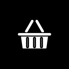 Cart icon. Cart icon image  isolated on black background