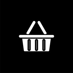 Cart icon. Cart icon image  isolated on black background