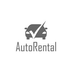 Auto Rental Logo isolated on transparent background