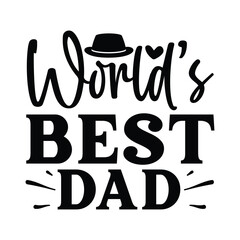 World’s best dad vector arts