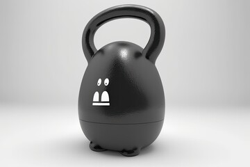 Obraz na płótnie Canvas personified kettle with a cute and quirky face on it. Generative AI