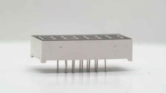 Digital screen display electronic component. Small single board computer device.