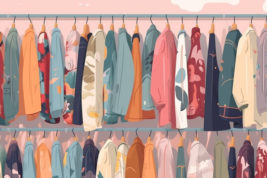 Clothes Rack Clip Art Images – Browse 2,507 Stock Photos, Vectors, and  Video