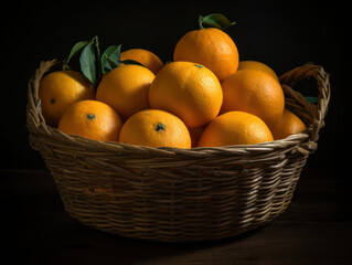 basket of oranges