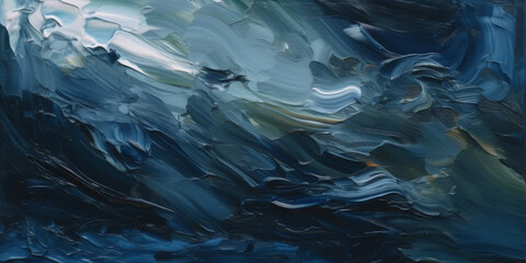 Bright abstract background painted with oil paints created with generative ai tools