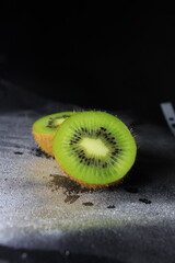 kiwi delicious juicy sweet unusual fruit nature