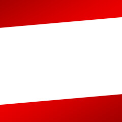 red frame beveled banner