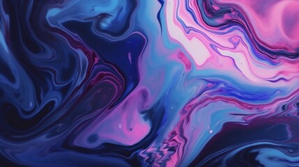 Obraz premium Abstract background, Liquid Paint Swirl, Purple, Blue, and Pink. High-resolution texture background.