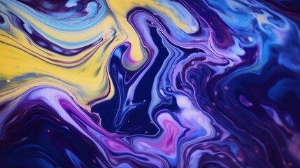 Abstract background, Liquid Paint Swirl, Purple, and Orange. High-resolution texture background.